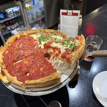 Giordano's - 1/2 Special 1/2 Basil - Pizza Near Me - Indianapolis, Indiana