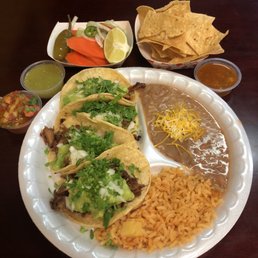 Tacos al pastor and carnita Tacos al pastor and carnita