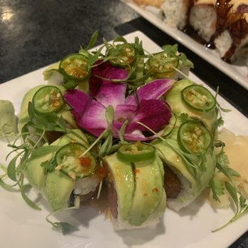 The Jellyfish - I think it's the Santa Rosa roll (?) - Seafood Near Me - Pensacola, Florida The Jellyfish - I think it's the Santa Rosa roll (?) - Seafood Near Me - Pensacola, Florida