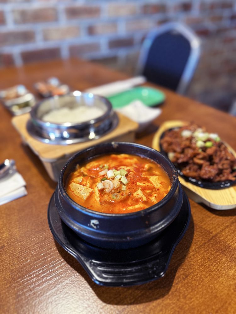 Food from Mama's Korean Kitchen Tofu House