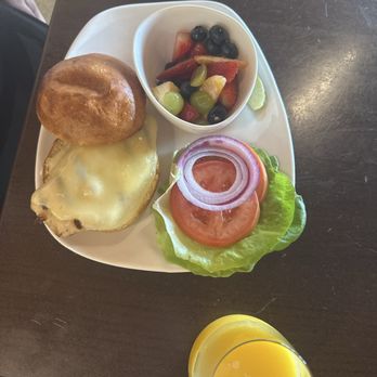 Cricket & Fig Chocolate - Chicken sandwich with fresh fruit & fresh squeezed orange juice. - Chocolatiers & Shops Near Me - Tulsa, Oklahoma Cricket & Fig Chocolate - Chicken sandwich with fresh fruit & fresh squeezed orange juice. - Chocolatiers & Shops Near Me - Tulsa, Oklahoma