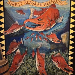 Humpy's Great Alaskan Alehouse - Inside art