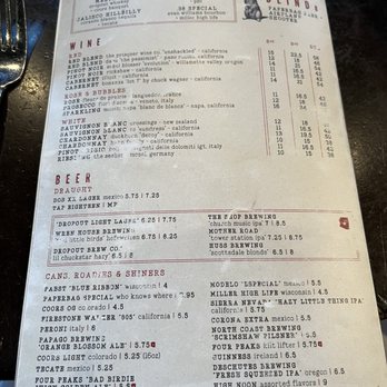 Culinary Dropout - Menu - New American Near Me - Scottsdale, Arizona Culinary Dropout - Menu - New American Near Me - Scottsdale, Arizona