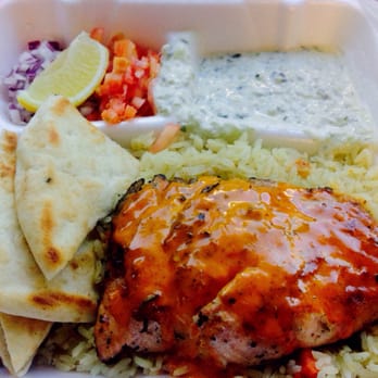 Mikonos Grill - Salmon Plate - Greek Near Me - Milpitas, California