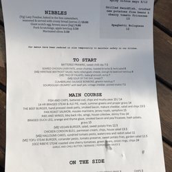 The Ship Inn - Menu