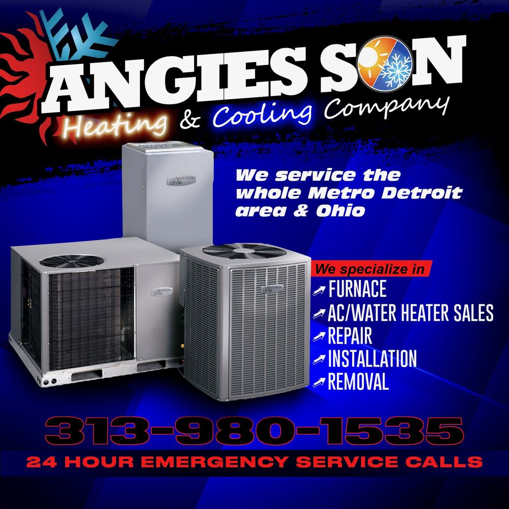Slide of Angie’s Son Heating And Cooling