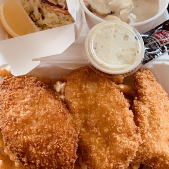 Not Just Fish & Chips - Perfect wild Pacific cod, coleslaw and dynamite clam chowder. Well done! - Fish & Chips Near Me - Seattle, Washington
