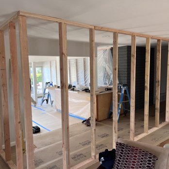 AJB Mastercraft Construction - a living room being remodeled - General Contractors Near Me