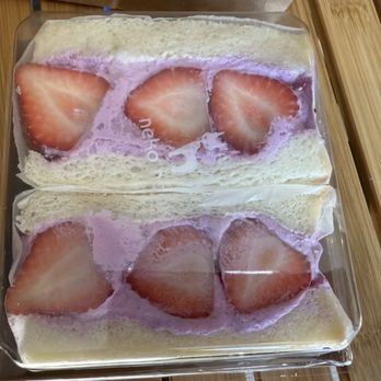 Neko Nook - Strawberry ube sando - Cafes Near Me - Gaithersburg, Maryland Neko Nook - Strawberry ube sando - Cafes Near Me - Gaithersburg, Maryland
