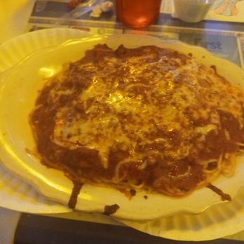 ABC Pizza - Baked spaghetti. - Pizza Near Me - Zephyrhills, Florida