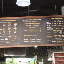 The menu... all in Spanish, so hope your EspaƱol is good! The menu... all in Spanish, so hope your EspaƱol is good!