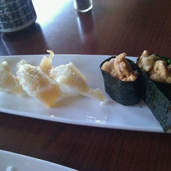 Yujiro Japanese Restaurant - mirugai (giant clam) and fresh uni...the foie of the sea - Japanese Near Me - Winnipeg, Manitoba Yujiro Japanese Restaurant - mirugai (giant clam) and fresh uni...the foie of the sea - Japanese Near Me - Winnipeg, Manitoba
