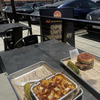 The Melt - Bacon chicken Mac and spicy chicken sandwich - Burgers Near Me - Long Beach, California The Melt - Bacon chicken Mac and spicy chicken sandwich - Burgers Near Me - Long Beach, California