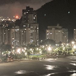 Terraço Chopp - View of santos at night
