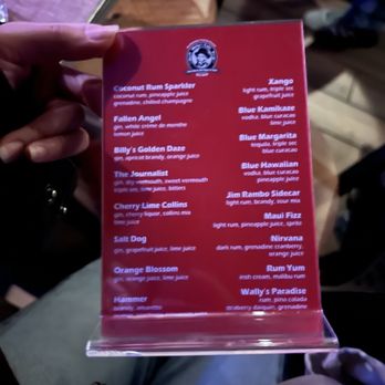 Wally's Cafe - drink menu - Jazz & Blues Near Me - Boston, Massachusetts Wally's Cafe - drink menu - Jazz & Blues Near Me - Boston, Massachusetts