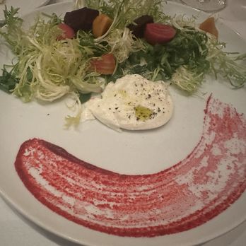 Le Vallauris - Beet and Burrata Salad - French Near Me - Palm Springs, California Le Vallauris - Beet and Burrata Salad - French Near Me - Palm Springs, California