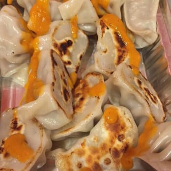 Tasty Mo:Mo - Pan-fried pork momos with the mild-dipping sauce - Himalayan/Nepalese Near Me - Somerville, Massachusetts Tasty Mo:Mo - Pan-fried pork momos with the mild-dipping sauce - Himalayan/Nepalese Near Me - Somerville, Massachusetts