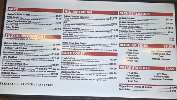 Menu photo 1 Campfire Grill Texas Kitchen Watauga, TX