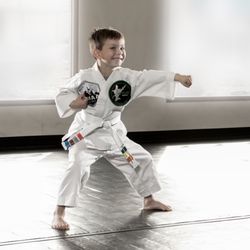 7 Year old doing Taekwondo at Venture Martial Arts