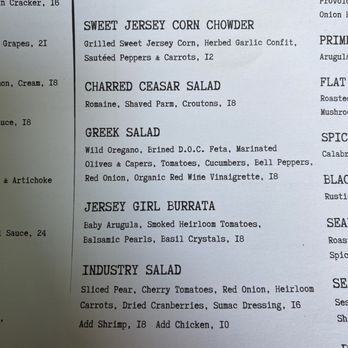 Industry Kitchen + Bar - Overpriced Salads - Diners Near Me - Sparta, New Jersey