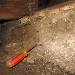 Full Circle Inspections - Bad foundation in Petaluma