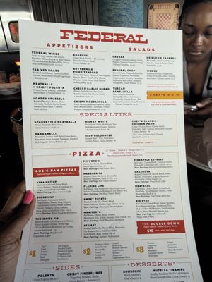 Menu photo 1 Federal Pizza - Tatum Blvd Phoenix, AZ