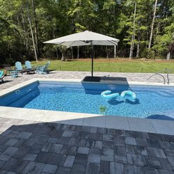 Pools & Palms Installed by L & L - Our Oasis!