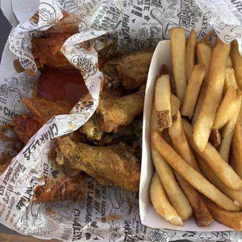 Charleys Cheesesteaks - Hot and Lemon pepper wings and fries - Sandwiches Near Me - Huntsville, Alabama