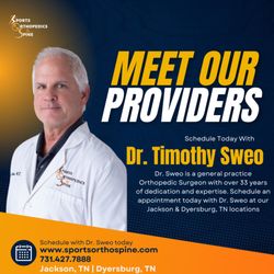 Sports Orthopedics & Spine - Dr. Timothy Sweo