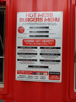 Menu photo 6 Hot Mess Burgers Midland, NC Menu photo 6 Hot Mess Burgers Midland, NC