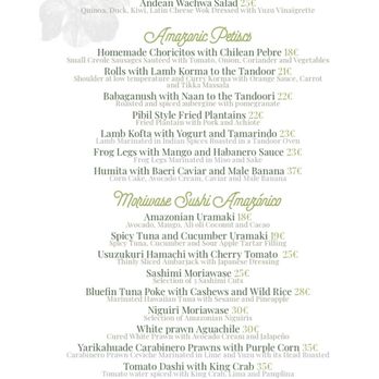 Restaurante Amazónico - Menu - International Near Me - Madrid, M Restaurante Amazónico - Menu - International Near Me - Madrid, M