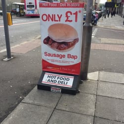 Today's Express - Sausage bap only £1