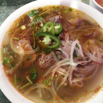 Hale Vietnam - Bun Bo Hue (spicy noodle soup) $10.95 - Vietnamese Near Me - Honolulu, Hawaii Hale Vietnam - Bun Bo Hue (spicy noodle soup) $10.95 - Vietnamese Near Me - Honolulu, Hawaii