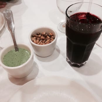 INTI Peruvian Restaurant - Chicha morada corn and that green sauce that I love - Peruvian Near Me - New York, New York INTI Peruvian Restaurant - Chicha morada corn and that green sauce that I love - Peruvian Near Me - New York, New York