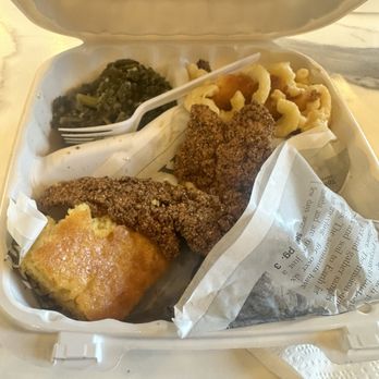 The Garage on King - Whiting, cornbread, collard greens, mac and cheese - Food Court Near Me - Martinsburg, West Virginia The Garage on King - Whiting, cornbread, collard greens, mac and cheese - Food Court Near Me - Martinsburg, West Virginia