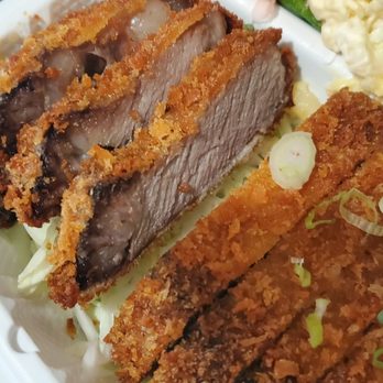 OlenaHi - Rib eye katsu - Salad Near Me - Honolulu, Hawaii