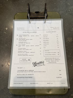 Menu photo 2 Menotti's Coffee Stop Los Angeles, CA