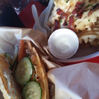 Bruxie - Smoked salmon and dill cream cheese & Irish Nachos - Breakfast & Brunch Near Me - Brea, California