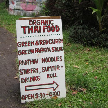 Ae's Thai Kitchen - sign you see from the road - Thai Near Me - Hana, Hawaii Ae's Thai Kitchen - sign you see from the road - Thai Near Me - Hana, Hawaii