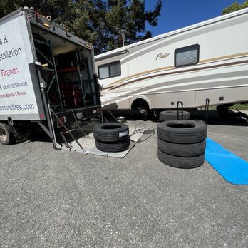 Instant Tires Mobile  - On site install of new tires on my rv. Great service! - Tires Near Me