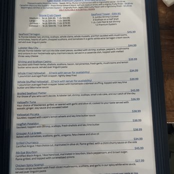 Lazy Days Restaurant - Menu - Seafood Near Me - Islamorada, Florida