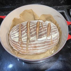 Le Creuset Outlet Store - First attempt at French bread in the Le Creucet Dutch oven