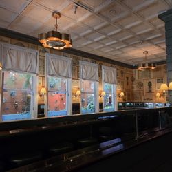 Area adjacent to the bar in the restaurant.