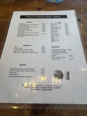Menu photo 1 Holly’s Drive In Danbury, WI Menu photo 1 Holly’s Drive In Danbury, WI