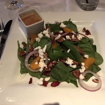 Montage - Salad with walnuts, goat cheese and a hot fruit dressing - Wine Bars Near Me - Cedar Falls, Iowa