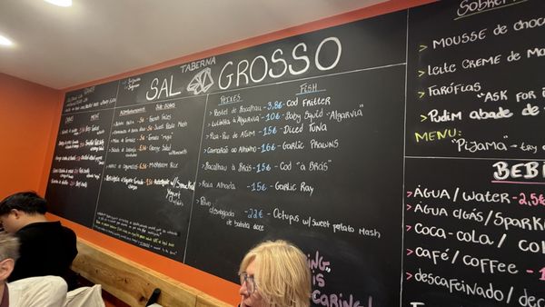 Menu photo 1 Sal Grosso Lisbon, 11