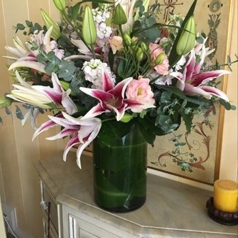 Van Nuys Flowers - Mom's birthday bouquet -- stargazer lillies - Florists Near Me - Van Nuys, California