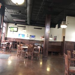 Riverfront Restaurant - The dining area is a large room. I took the picture from my booth along the wall.