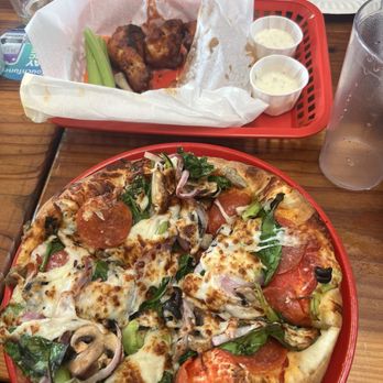 Pizza Port - Small CYO Pizza and Buffalo Chicken Wings - Pizza Near Me - San Clemente, California Pizza Port - Small CYO Pizza and Buffalo Chicken Wings - Pizza Near Me - San Clemente, California