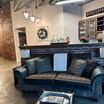 Green Door Lofts - Living area and kitchen - Apartments Near Me - Waco, Texas Green Door Lofts - Living area and kitchen - Apartments Near Me - Waco, Texas